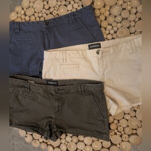 Express Women's Shorts - Navy, White, Green - 6